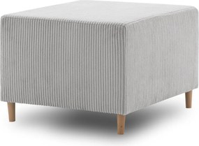 Fireze puff, kordbársony, szürke