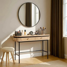 Toalettasztal bordázott kivitelben, tölgy színben BECK