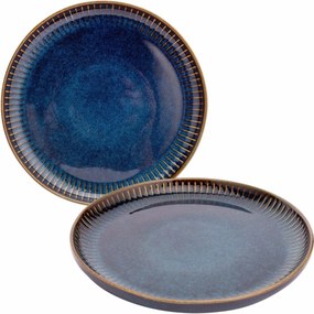 Altom 2 db desszert tányér szett Reactive Stripes20,5 cm
