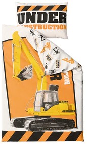 Világító pamut ágynemű BAGR narancssárga Ágyneműhuzat mérete: 70 x 90 cm | 140 x 200 cm