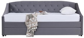 Széthúzható ágy 90 cm Asesorar (szürke) . 1116214
