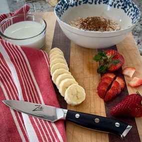 Zelite Infinity by Klarstein Alpha-Royal Japanese Series, 4" hámozókés, damaszkuszi acél, 67 réteg