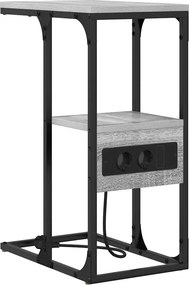 vidaXL Éjjeliszekrény Szürke sonoma 41.5 x 26 x 60.5 cm Faanyag