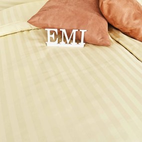 EMI krémszínű damaszt ágyneműhuzat: Standard egyszemélyes szett 1x (200x140) + 1x (90x70) cm