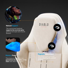 Bézs gamer szék Diablo X.ONE Prime Desert Storm