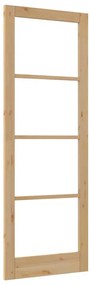 Belső Ajtó Üveggel ORKDAL Barna 83 x 232 cm