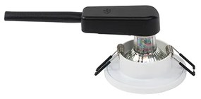 6 darabos modern, fehér, süllyesztett fürdőszobai spotlámpa szett - Shed