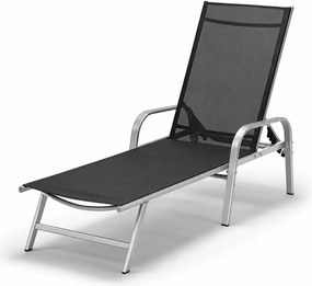Avenberg MARGARITA állítható relaxációs nyugágy - fekete/ezüst