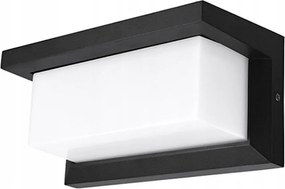 Homlokzati Fali Lámpa Kültéri Kerti Lámpa E27 Alumínium Fekete