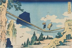 Flizelina fotótapéta Nappaliba és Hálószobába Hegyi híd 104x70 Ragasztó