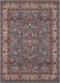 Hagyományos szőnyeg nappaliba 180x260cm, krémszürke, puha sörtékkel