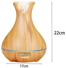 Fa Hatású Óriás Aromaterápiás Párologtató 22 cm Aroma Diffúzor 500 ml