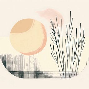 Poszter 60x60cm Pasztell Kelet