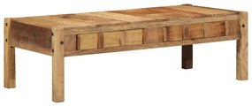 Dohányzóasztal 110x55x35 cm Tömör fa újrafelhasználva