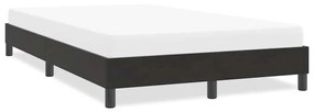 vidaXL ágykeret matrac nélkül Fekete 120x210 cm Bársony