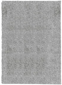 PAMPLONA szürke magas szálú bolyhos modern szőnyeg 200 x 280 cm