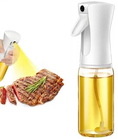 Olaj- és ecetporlasztó, 200 ml, fehér