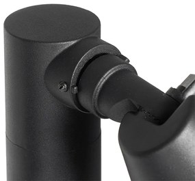 Modern kültéri oszloplámpa fekete 100 cm IP44 állítható - Ciara