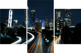 Éjszakai metropolisz képe (90x60 cm)