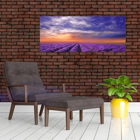 Egy levendula mező képe (120x50 cm)