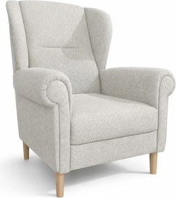 Bézs füles fotel Swan – Ropez