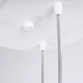 Sollux SL.1689 - Csillár zsinóron LAMI 3xGU10/10W/230V fehér