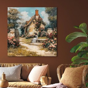 DUBLEZ | Eredeti művészeti kép - Vintage Garden | Prémium UV nyomtatás