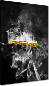 Festmények 80x120 Sárga élesség a konyhában