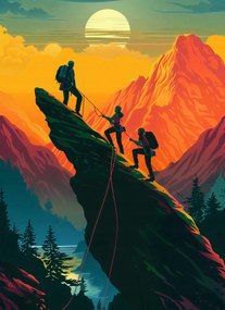 Poszter 40x55cm A csúcson