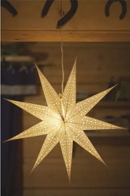 Karácsonyi dekoráció 1xE14/25W/230V á. 60 cm ezüst