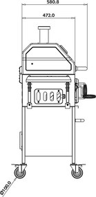 Avenberg RANGLER Multifunkciós grill füstőlővel