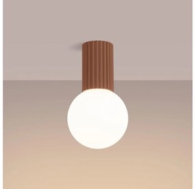 Sollux SL.1733 - Fürdőszobai mennyezeti lámpa HALO 1xG9/8W/230V IP44 barna