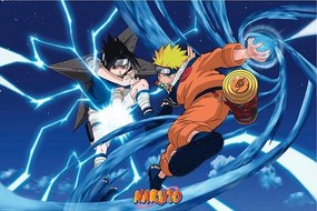 Plakát Naruto Shippuden - Naruto & Sasuke, (91.5 x 61 cm)