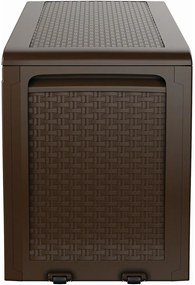 KETER SAMOA műrattan kerti tároló 270L, barna 246962 (17209570)