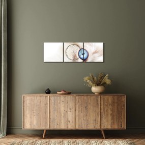 Kép - Cica (órával) (90x30 cm)