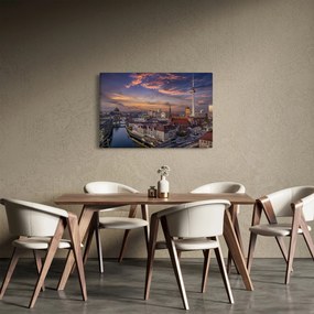 Kép - Naplemente Berlin felett (90x60 cm)
