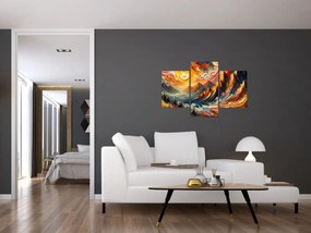 Kép - Hegyek, melyeket napfény ölel (90x60 cm)