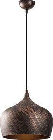 Sağlam 3761 réz-arany fém függőlámpa, Ø28 cm
