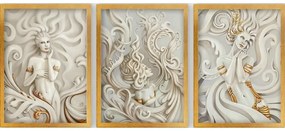 Kép szett 3 db-os 35x45 cm – Wallity