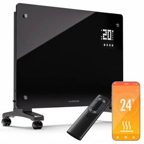 Klarstein Bornholm Smart 1500, konvektoros fűtőtest, 1500 W, WiFi, LED, IP24