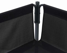 Kerti Kanapé Szett 7 pcs Antracitszürke Acél