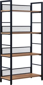 Polcállvány, fekete/tölgy, KELER TYP 1