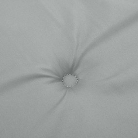 2 db melange világosszürke szövet kerti padpárna 200 x 50 x 7cm