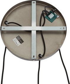 Design függőlámpa Gun metal 3-lámpás - Ard