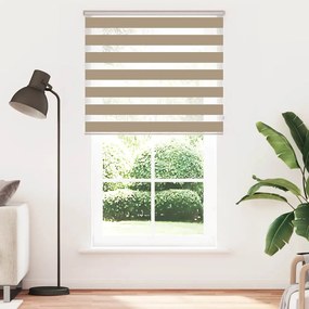 zebrafüggönnyel homokbarna szövetszélesség 130,9 cm poliészter