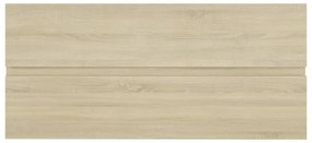 sonoma tölgy színű szerelt fa mosdószekrény 100 x 38,5 x 45 cm