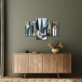 Kép - Természetes geometriai absztrakció II. (90x60 cm)