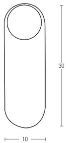 Zambelis H64 - Fali lámpa 1xG9/9W/230V arany