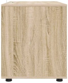 vidaXL Tárolószekrény Sonoma tölgy 80 x 48 x 57 cm Faanyag