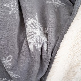 4Home Silent Snowfall gyapjú hatású pléd, 150 x 200cm